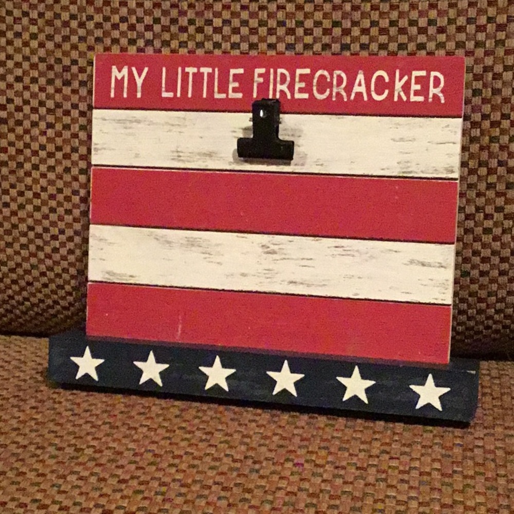 Fourth of July picture frame